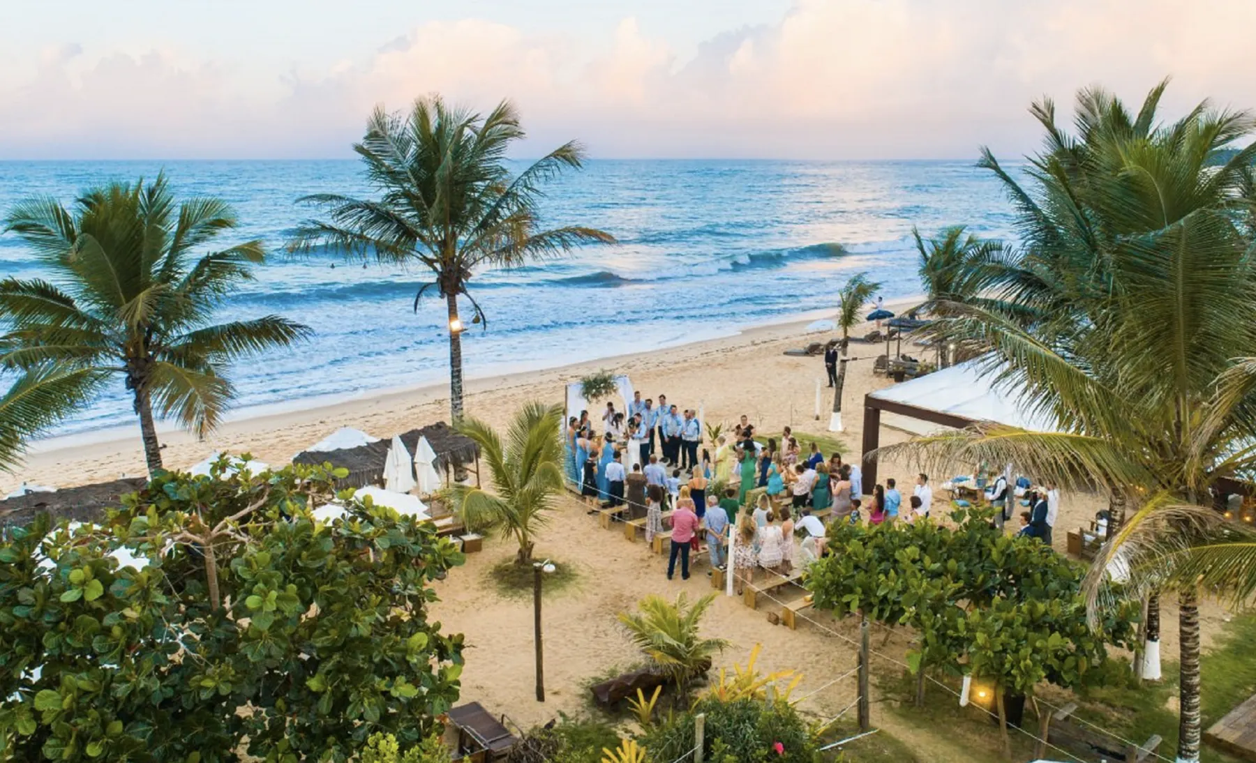 Casamento na praia em Trancoso